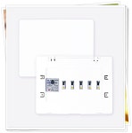 상도전기 주택용 세대분전함 5회로30a 두꺼비집커버 분전함커버 아파트차단기함 : LED ZONE