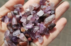 (C20039X)명상소품/치유하는 돌멩이_메가 힐링과 번영을 위한 축복, 수퍼 7스톤 Super 7 stone 자갈(행운의부적 & 데스크소품 및... 