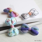 꼬망스 리본핀 헤어핀 머리 삔 생일 잔치 모임 선물 유아동 여아 어린이 집 유치원 포인트 : 원 느