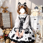 로리타원피스 고스로리 코스프레 프릴 치즈코 준목장 소연곡 JSK 오리지널 롤리타 : 우주최강상점