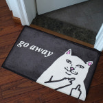 나쁜고양이 / 시바견 러그 RIPNDIP GO AWAY RUG 립앤딥 고 어웨이 러그 : 코코리 해외직구