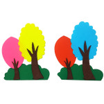 (디머스) 교실 게시판 환경 꾸미기 펠트 하늘나무 : 디머스