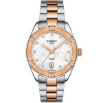 [정품] Tissot Mother of Pearl Diamond Dial Two Tone Stainless Steel Womens Watch T101.910.22.116.00 : New York Life