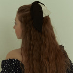 엘리자베스모먼트 프릴 리본 헤어핀 / Elizabeth Moments Frill Ribbon Hair Pin : 엘리모