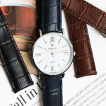 커플시계 헤리티지 남자 메탈 메쉬 H2021MSWR 고급가죽시계줄 선물포장 생일 기념일 : 헤리티지시계