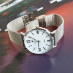 커플시계 헤리티지 남자 메탈 메쉬 H2021MSWR 고급가죽시계줄 선물포장 생일 기념일 : 헤리티지시계