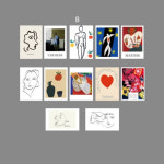 앙리 마티스 엽서 12장 세트 (10x15cm) 감성 명화 빈티지 인테리어 : 원더풀위켄드