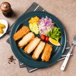 치즈폭포돈까스 4장 + 순한맛소스 50g 4봉 : 유혜광생돈까스