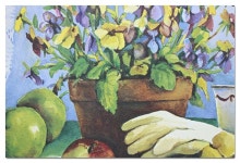 PANSY GARDEN, BY C. SACKS C. Sacks의 팬지 정원 : artpam