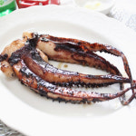 호호농수산 반건조 아닌 생물 자숙 가문어 버터구이 다리 동전 문어 통족 장족 500g : 호호농수산