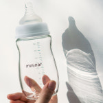 미니노어 스마트 유리젖병 240ml (젖꼭지 2단계 포함) : 오르다컴퍼니