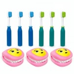 소프트 치아 모형 치카치카 놀이 9p 아기 유아 양치 치과 의사 병원 놀이 소품 장난감 : 놀이중심교구 원몰