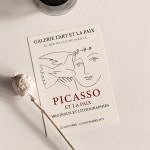 피카소 - 갤러리 라트 포스터 A5 엽서 홈 데코 인테리어 : 에이치홈HHOME