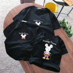 미키마우스 패밀리룩 사진촬영 가족티 심플 돌촬영 빅사이즈 반팔 티셔츠 : 현이네허니