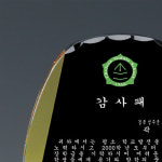 투톤 크리스탈 상패 : 우승사