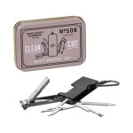 젠틀맨 하드웨어 포켓 매니큐어 툴 휴대용 미니 손톱깍기 네일 케어 큐티클 멀티툴 세트 : 현지네샵