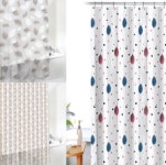 욕실 북유럽 샤워커튼 칸막이 공간분리 욕조 가리개 가림막 인테리어 커텐 : 아시