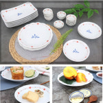 일본 도자기 귀여운 패턴 아카 꽃잎 시리즈 원형접시 미니 종지 소스 : 빅포레스트몰