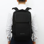 남자 고등학생 대학생 직장인 신학기 캐주얼 백팩 대용량 여행 출장용 데일리 경량 책가방 : 아이백스