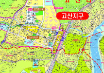 태전광주역세권 안내도 코팅형 150cmx110cm 광주지도 : 지도닷컴