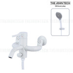 [더죤테크]하프욕조201 화이트 세면대수도꼭지 욕실샤워기수전교체 더존 토수구 : 비에스엠