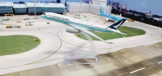 캐세이퍼시픽 항공 (Cathay Pacific Airlines) A350 모형 비행기  (1 : 400) : 순항상사
