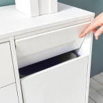 편의점그거 재활용 분리수거함 수납장 2칸 가정용 사무실 카페 틈새 수납장 휴지통 : 데코라인