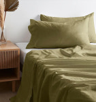 스톤워시 알로 침대시트 싱글/퀸/킹 겨자 올리브 블루 호주이불 pm5 : SHOP PM5