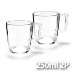 프랑스 루미낙 내열강화유리 티머그 250ml 2P : 마켓프로인