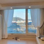 마산 쉬폰커튼 저렴한곳 산호 경동리인 챠르르 쉬폰커텐 시공 데코인홈 창원,마산,진해,김해,부산 전지역 문의 : 데코인 홈