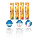 긴칫솔 부드러운 칫솔 고급 치솔 왕 미백 치석 제거 좋은 약국용 덴탈케어 클린큐 금 가공 : 민우몰