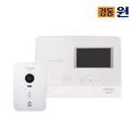 경동 셀프시공 비디오폰(인터폰) NHA-0475(화이트) 초인종포함/핸즈프리/전국AS/터치버튼/도어락연동 : 하우스플러스
