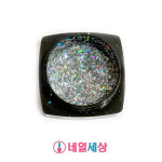 네일세상 실버 홀로그램 글리터 : 네일 세상