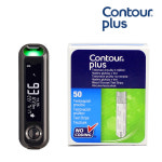 컨투어플러스원 혈당 시험지100매+알콜솜100매+채혈침100개 : 영신메디케어