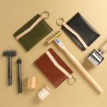 [가죽공예 DIY KIT] 마노랩 납작이 키링 심플 카드지갑 : Mano Lab
