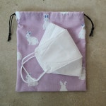 [DIY] 한장끈주머니만들기2 마스크 주머니 조리개주머니만들기 바느질재료 동영상설명 캐릭터 원단선택 : 섬진강메이드