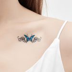 5+2 인스턴트타투 소형 X001-300 남자 여자 목뒤 레터링 지워지는 타투스티커 : 예쁜돌