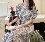 베지 임산부원피스 임부 만삭 셀프만삭 : 디라벨 d-label