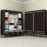 중학생옷장 작은방 베란다 오픈형 천 학생 1인 원룸 좁은방 청소년 대용량수납 옷장 : 차니태미