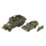아카데미과학 1/72 미육군 M3 반궤도 장갑차 & 1/4 수륙양용차량 13408 : 우주토이