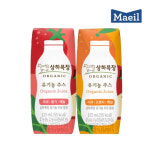 상하목장 오리지날 유기농주스(125ml X 24개입) 사과 딸기 케일/ 사과 오렌지 케일 : 헤븐쇼핑마켓