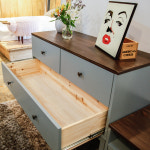 [스페이스 모던] 2단 다용도 원목 서랍장 : 스페이스모던 앤 로이메