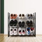 완제품 좁은 현관신발장 철제 슈즈렉 원룸 간이 다용도 신발장 신발 거치대 수납 3단 : 킴스트리