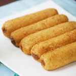 (반제-생지) 찹쌀 핫도그 70g ,90g /  빅도그 아이들간식 : FoodnJoy