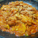 참맛 춘천닭갈비 500g 4개 뼈없는닭갈비 숯불 간편캠핑요리 : 행복이넘치는상점