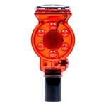 쏠라 LED 경고등 / 태양광 깜빡이 야생 동물 퇴치 태양열 경광등 휀스용 : 슈퍼안전