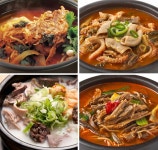 한가득 국밥 4종 세트상품 뼈해장국 순대국 육개장 소내장탕 간편식 가정식 야식 해장국 : 한가득식품