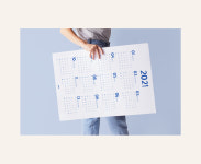 2022년 대형 달력 / 2022 BIG SIZE CALENDAR POSTER / 음력 날짜 , 공휴일 표기 / 스튜디오비이 : STUDIO BE