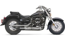 Yamaha XVS650A 드랙스타650 클래식 코브라 크롬 머플러 : 바이크0007