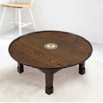 원2.5 명품 두레소반 원형밥상 접이식 원형상 소반 : 박씨상방 스토어